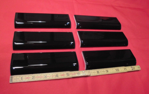 Black in ceramic tile - black, x